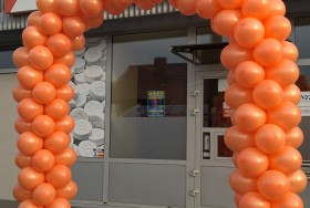 Dekoracje sklepów balonami Warszawa